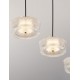 Platinum Gold Aluminium & Structured Acrylic Sandy White Base LED 23 Watt 220-240Volt 1640Lm 3000K IP20 L: 100 W: 35 H: 200 cm