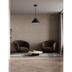 Sandy Black Metal & Acrylic LED 17Watt 220-240Volt 917Lm 3000K IP20 D: 40 H: 150 cm - PNL9695288 - NOVALUCE