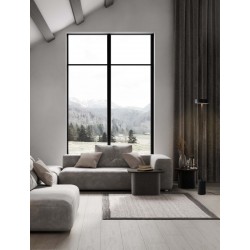 Sandy Black Metal & Gold Top LED 17Watt 220-240Volt 929Lm 3000K IP20 D: 20 H: 135 cm - PNL9695292 - NOVALUCE