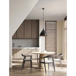 Sandy Black Metal LED E27 3x12Watt 100-240Volt 3000K IP20 bulb excluded D: 46 H: 178 cm - PNL9695295 - NOVALUCE