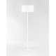 Sandy White Metal & Fabric LED E27 1x12Watt 100-240Volt IP20 bulb excluded D: 45 H: 164,8 cm - PNL9695332 - NOVALUCE