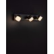 Sandy Black Aluminium & Acrylic LED 17 Watt 220-240Volt 1385Lm 3000K IP44 L: 38,5 W: 11,5 H: 7,5 cm - PNL9701623 - NOVALUCE