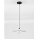 Sandy Black White Steel & Acrylic LED G9 1x5 Watt 100-240 Volt IP20 bulb excluded D: 30 H: 220 cm - PNL9780104 - NOVALUCE