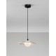 Sandy Black White Steel & Acrylic LED G9 1x5 Watt 100-240 Volt IP20 bulb excluded D: 30 H: 220 cm - PNL9780104 - NOVALUCE
