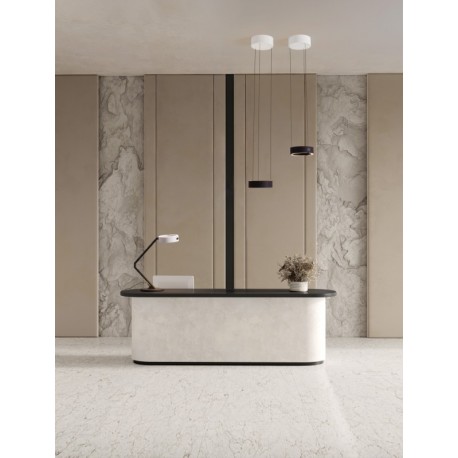 Dimmable With Sensor White Aluminium & Steel Fingerprint Resistant Paint LED 23 Watt 220-240 Volt 1853Lm 3000K IP20 light up & 