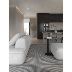 Sandy White Aluminium & Steel LED 9 Watt 220-240Volt 444Lm 3000K IP20 L: 15 W: 15 H: 6.5 cm - PNL9870041 - NOVALUCE