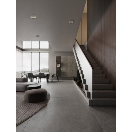 Sandy Beige Aluminium & Steel LED 9 Watt 220-240Volt 444Lm 3000K IP20 L: 15 W: 15 H: 6.5 cm - PNL9870042 - NOVALUCE