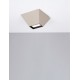 Sandy Beige Aluminium & Steel LED 9 Watt 220-240Volt 444Lm 3000K IP20 L: 15 W: 15 H: 6.5 cm - PNL9870042 - NOVALUCE