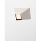 Sandy Beige Aluminium & Steel LED 9 Watt 220-240Volt 444Lm 3000K IP20 L: 15 W: 15 H: 6.5 cm - PNL9870042 - NOVALUCE