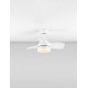 Matt White Metal & Abs White Color Blades LED 18 Watt 2190Lm 220-240Volt IP20 3000-4000-6500K 40Watt Rated Power & 6 Speeds W