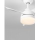 Matt White Metal & Abs White Color Blades LED 18 Watt 2190Lm 220-240Volt IP20 3000-4000-6500K 40Watt Rated Power & 6 Speeds W