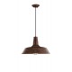Rust Steel Outside Rust Inside Black Fabric Wire LED E27 1x12 Watt 230 Volt IP20 Bulb Excluded D: 46 H1: 26 H2: 115 cm Adjustab