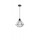Black Metal LED E27 1x12 Watt 230 Volt IP20 Bulb Excluded D: 20 H1: 18.5 H2: 120 cm Adjustable height - PNL673601 - NOVALUCE