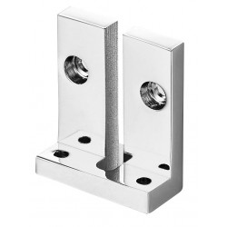 Chrome Aluminium L: 3 W: 1.5 H 3.5 cm - PNL787010 - NOVALUCE