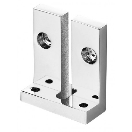 Chrome Aluminium L: 3 W: 1.5 H 3.5 cm - PNL787010 - NOVALUCE