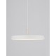 Matt White Aluminium & Acrylic LED 35 Watt 230 Volt 2662Lm 3000K IP20 D: 50 H: 120 cm Adjustable Height - PNL910621 - NOVALUCE