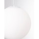 Opal Glass & White Metal LED E27 1x12 Watt 230 Volt IP20 Bulb Excluded D: 50 H: 130 cm Adjustable height - PNL920423 - NOVALUCE
