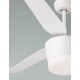 Fan Steel & Glass Wood Blades White or Oak,Reversible Blades,D: 132 H: 38-51 cm 5 Speed Remote, 60.5cm Blade DC 40W,AC220-240V 4