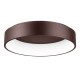 Coffee Brown Aluminium & Acrylic LED 42 Watt 230 Volt 2691Lm 3000K IP20 D: 60 H: 13 cm - PNL6167210 - NOVALUCE
