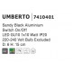 Sandy Black Aluminium Switch On/Off LED GU10 1x10 Watt IP20 220-240 Volt Bulb Excluded D: 6 H: 15 cm - PNL7410401 - NOVALUCE