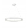 Triac Dimmable Sandy White Aluminium & Acrylic LED 52 Watt 230 Volt 2685Lm 3000K IP20 D: 61 H1: 6 H2: 120 cm Adjustable Height