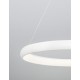 Triac Dimmable Sandy White Aluminium & Acrylic LED 52 Watt 230 Volt 2685Lm 3000K IP20 D: 61 H1: 6 H2: 120 cm Adjustable Height 