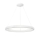 Triac Dimmable Sandy White Aluminium & Acrylic LED 80 Watt 230 Volt 4000Lm 3000K IP20 D: 81 H1: 6 H2: 120 cm Adjustable Height -