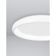 Not Dimmable White Aluminium & Acrylic LED 32 Watt 230 Volt 1952Lm 3000K IP20 D: 41 H: 8.5 cm - PNL8105605 - NOVALUCE