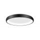 Triac Dimmable Sandy Black Aluminium & Acrylic LED 50 Watt 230 Volt 2876Lm 3000K IP20 D: 61 H: 8.5 cm - PNL8105611 - NOVALUCE
