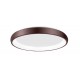 Triac Dimmable Brown Aluminium & Acrylic LED 50 Watt 230 Volt 2876Lm 3000K IP20 D: 61 H: 8.5 cm - PNL8105612 - NOVALUCE