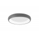 Triac Dimmable Sandy Gray Aluminium & Acrylic LED 32 Watt 230 Volt 1952Lm 3000K IP20 D: 41 H: 8.5 cm - PNL8105615 - NOVALUCE