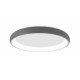Triac Dimmable Sandy Gray Aluminium & Acrylic LED 50 Watt 230 Volt 2876Lm 3000K IP20 D: 61 H: 8.5 cm - PNL8105617 - NOVALUCE