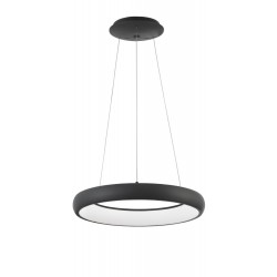 Triac Dimmable Sandy Black Aluminium & Acrylic LED 32 Watt 230 Volt 1950Lm 3000K IP20 D: 41 H: 120 cm Adjustable Height - PNL81