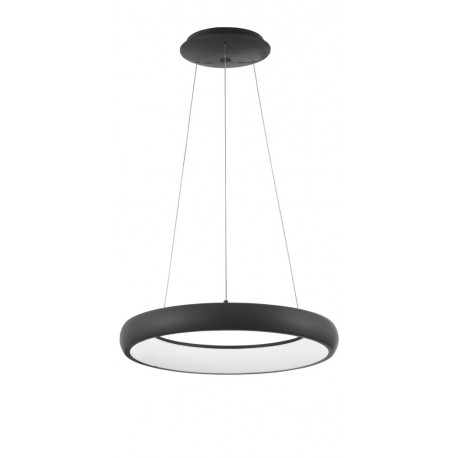 Triac Dimmable Sandy Black Aluminium & Acrylic LED 32 Watt 230 Volt 1950Lm 3000K IP20 D: 41 H: 120 cm Adjustable Height - PNL81