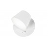 White Aluminium & Acrylic Adjustable Switch On/Off LED Edison 6 Watt 230 Volt 528Lm 3000K IP20 L: 12 W: 12 H: 12 cm