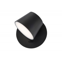 Black Aluminium & Acrylic Adjustable Switch On/Off LED Edison 6 Watt 230 Volt 528Lm 3000K IP20 L: 12 W: 12 H: 12 cm - PNL8223602