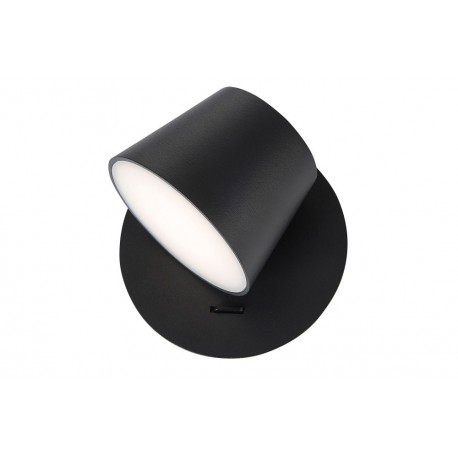 Black Aluminium & Acrylic Adjustable Switch On/Off LED Edison 6 Watt 230 Volt 528Lm 3000K IP20 L: 12 W: 12 H: 12 cm - PNL8223602