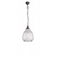 Clear Glass Dark Brown Base & Chain LED E27 1x12 Watt 230 Volt IP20 Bulb Excluded D: 27 H1: 45 H2: 120 cm - PNL8381441 - NOVALUC