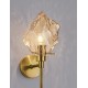 Brass Gold Metal & Amber Glass LED E14 Watt 1x5 Watt 230 Volt IP20 Bulb Excluded D: 14.8 W: 18 H: 34 cm Adjustable height - PNL9