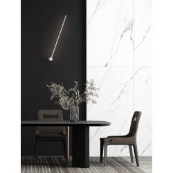 Sandy White Aluminium & Acrylic LED 23 Watt 230 Volt 2725Lm 3000K IP20 L: 6 W: 10 H: 90 cm - PNL9009325 - NOVALUCE