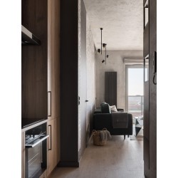 Black & Gold Aluminium LED GU10 2x10 Watt IP20 220-240 Volt Bulb Excluded D: 5.9 H: 62.7 cm - PNL9010220 - NOVALUCE