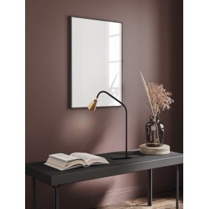 Sandy Black Aluminium & Gold LED GU10 1x10 Watt 220-240 Volt IP20 Bulb Excluded D: 7.5 H: 52 cm - PNL9010222 - NOVALUCE