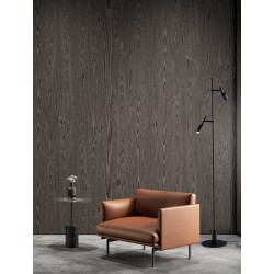 Sandy Black Aluminium LED 14W 220-240 Volt 1121Lm 3000K IP20 Cable Length: 180 cm D: 25 H: 161 cm - PNL9010235 - NOVALUCE