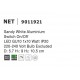 Sandy White Aluminium Switch On/Off LED GU10 1x10 Watt IP20 220-240 Volt Bulb Excluded D: 5.7 H1: 9 H2: 10.5 cm - PNL9011921 - N