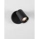 Sandy Black Aluminium Switch On/Off LED GU10 1x10 Watt IP20 220-240 Volt Bulb Excluded D: 5.7 H1: 9 H2: 10.5 cm - PNL9011922 - N
