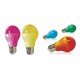 LED 9  WATT BULB E27 Rouge