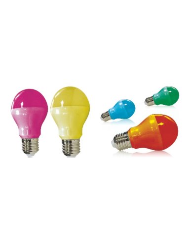 LED 9&nbsp; WATT BULB E27 Rouge