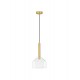 Sandy Gold Metal & Clear Glass LED G9 1x5 Watt 230 Volt IP20 Bulb Excluded D: 20 H: 191 cm Adjustable Height - PNL9028830 - NOVA