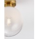 Sandy Gold Metal & Gradient White Glass LED E27 1x12 Watt 230 Volt IP20 Bulb Excluded D: 20 H: 25.5 cm - PNL9028840 - NOVALUCE