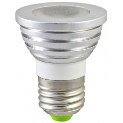 NDRD Ampoule LED 3 WATT E27 RGB + TELECOMMANDE BLISTER 255 LUMENS
